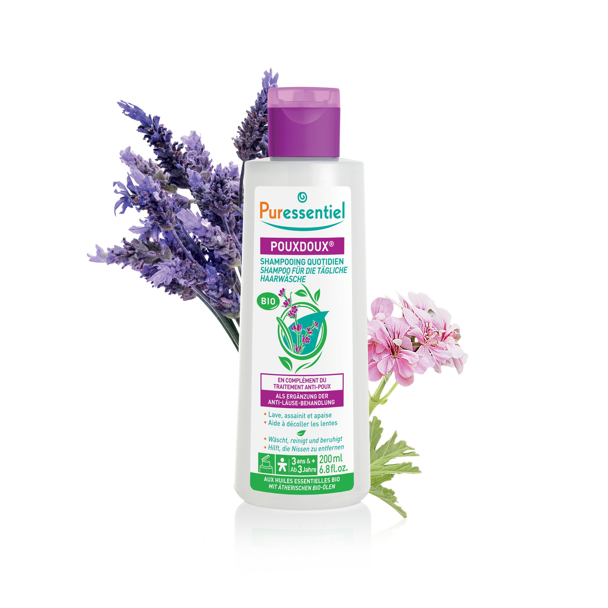 Pouxdoux® Shampooing Quotidien Certifié Bio