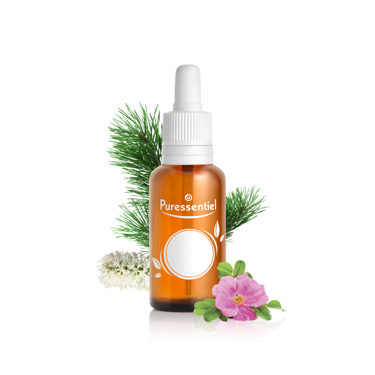 Leere Flasche 30 ml mit Pipette