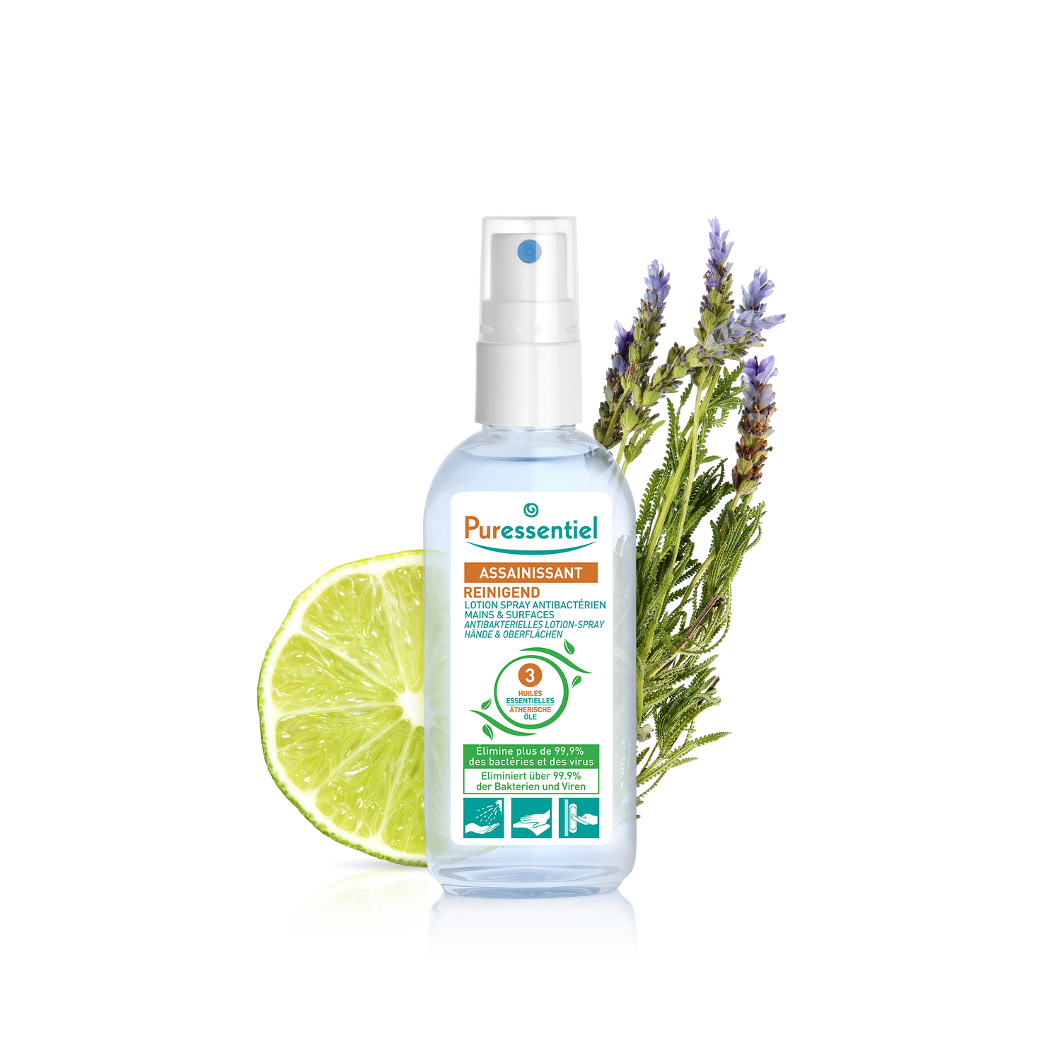 Lotion Spray Antibactérien Assainissant