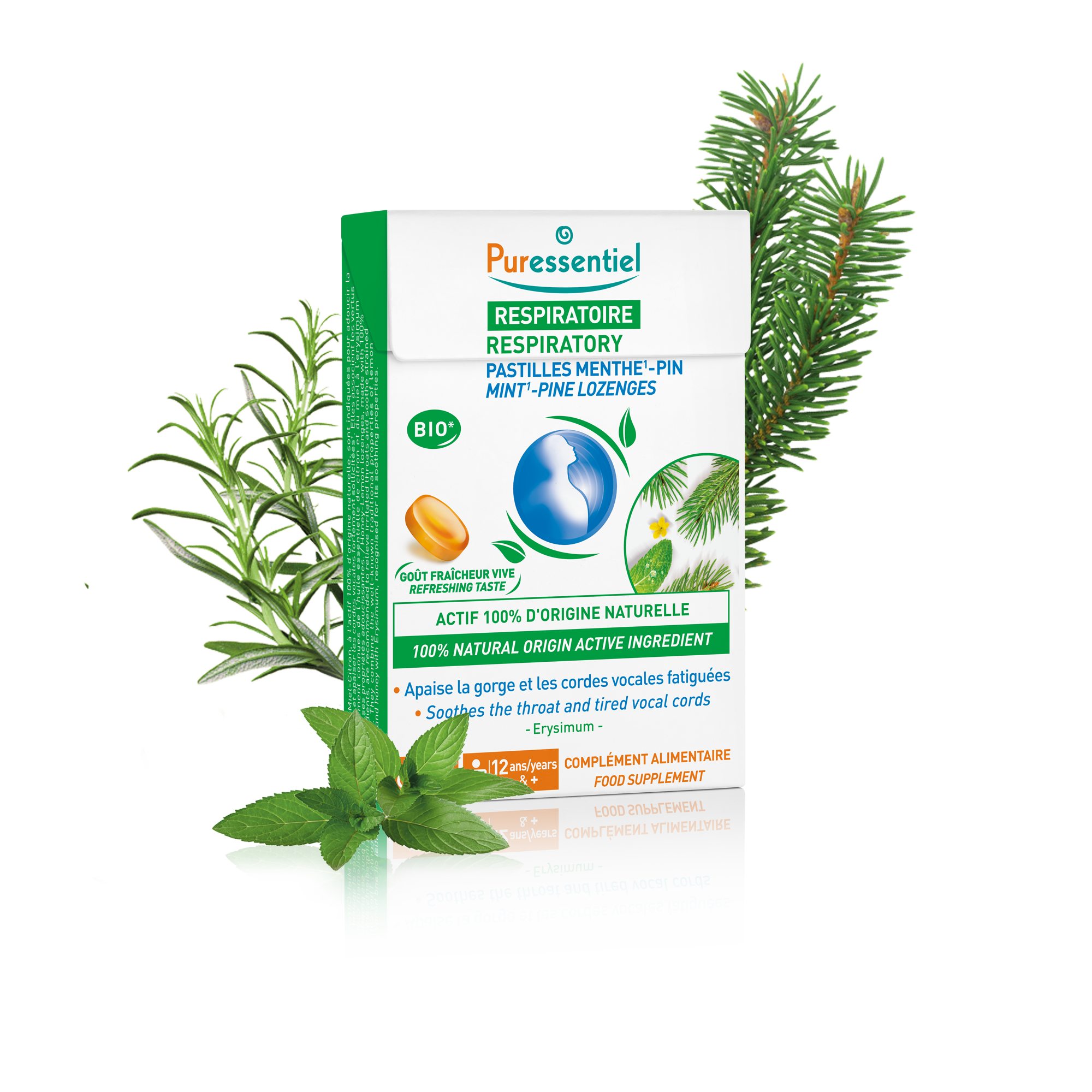Pastilles Menthe- Pin Respiratoire