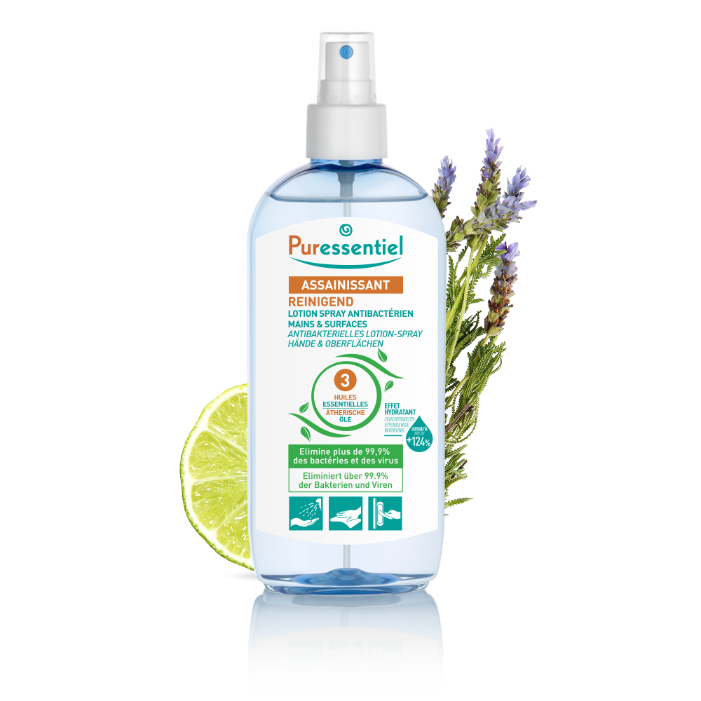 Lotion Spray Antibactérien Assainissant