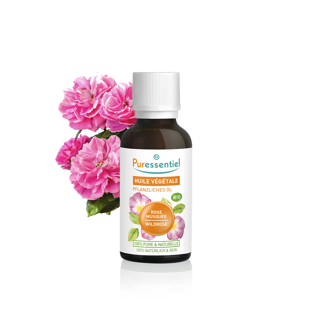 huile végétale de rose musquée bio