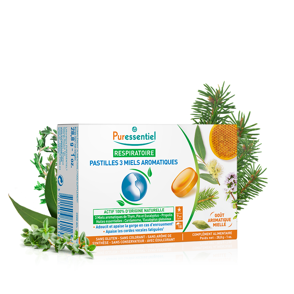 Pastilles Respiratoire aux 3 miels aromatiques