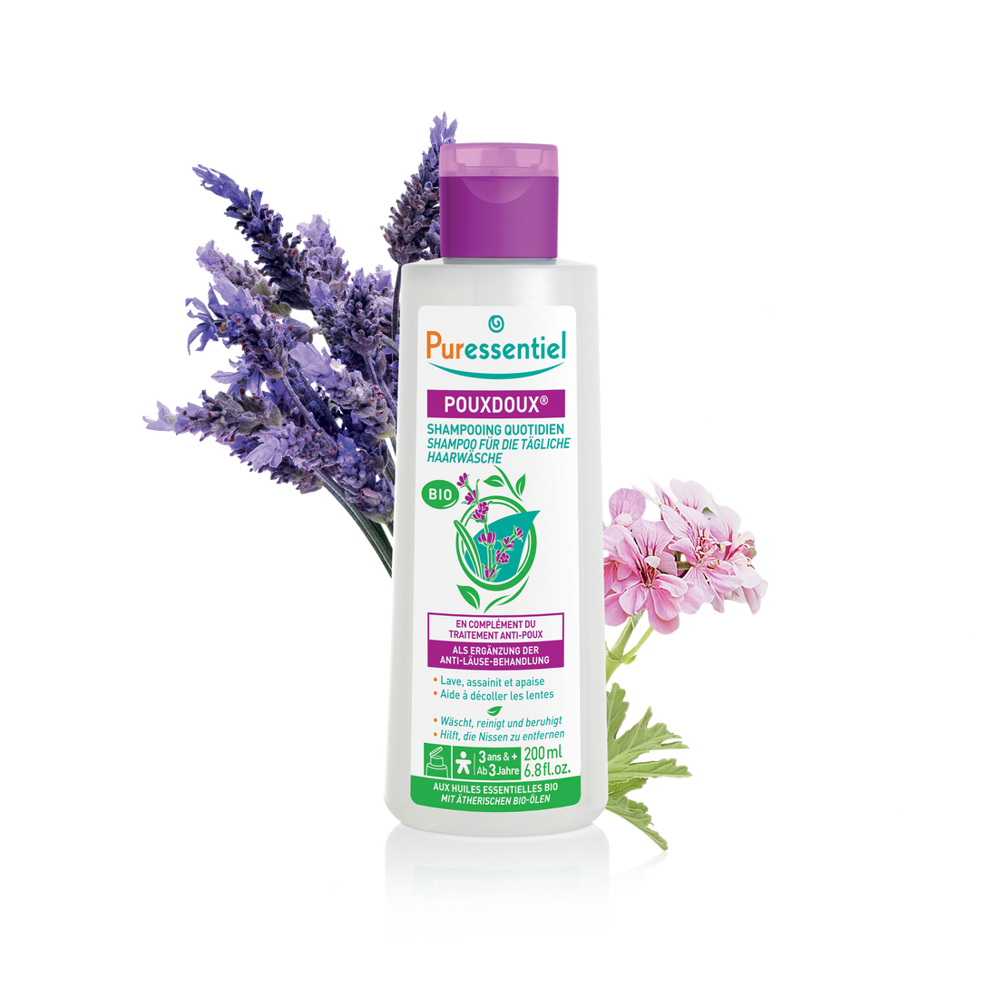 Pouxdoux® Shampooing Quotidien Certifié Bio