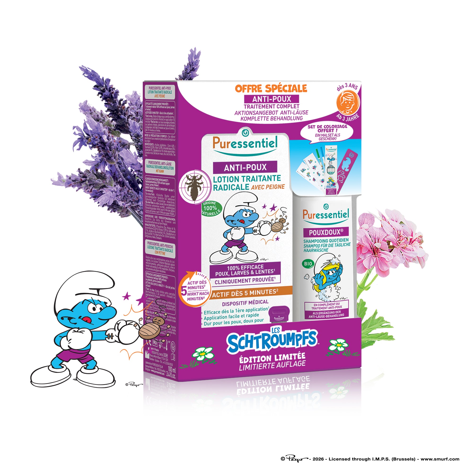 Coffret Traitement Complet Anti-Poux