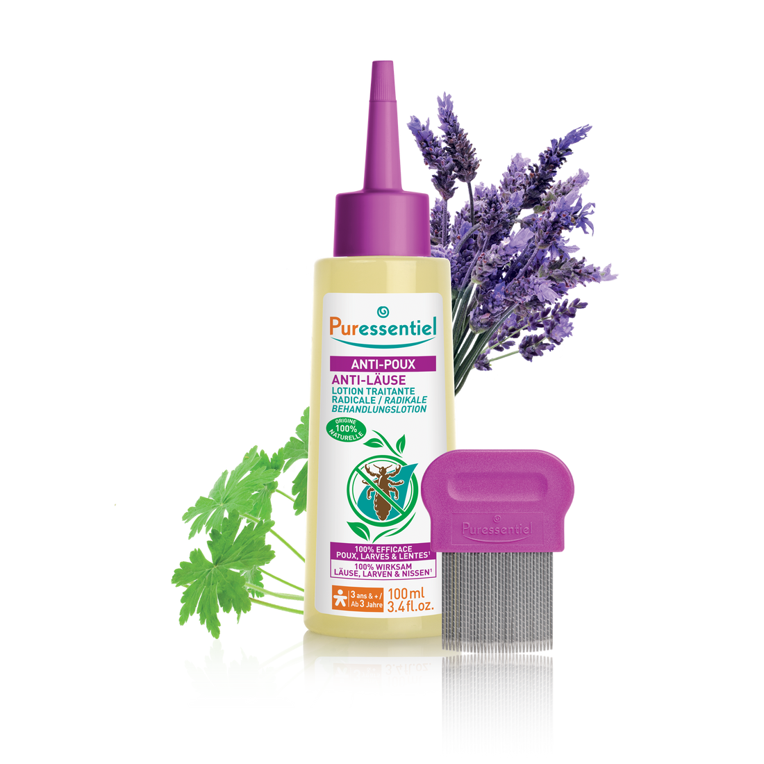 Anti-Poux Lotion Traitante Radicale  + Peigne