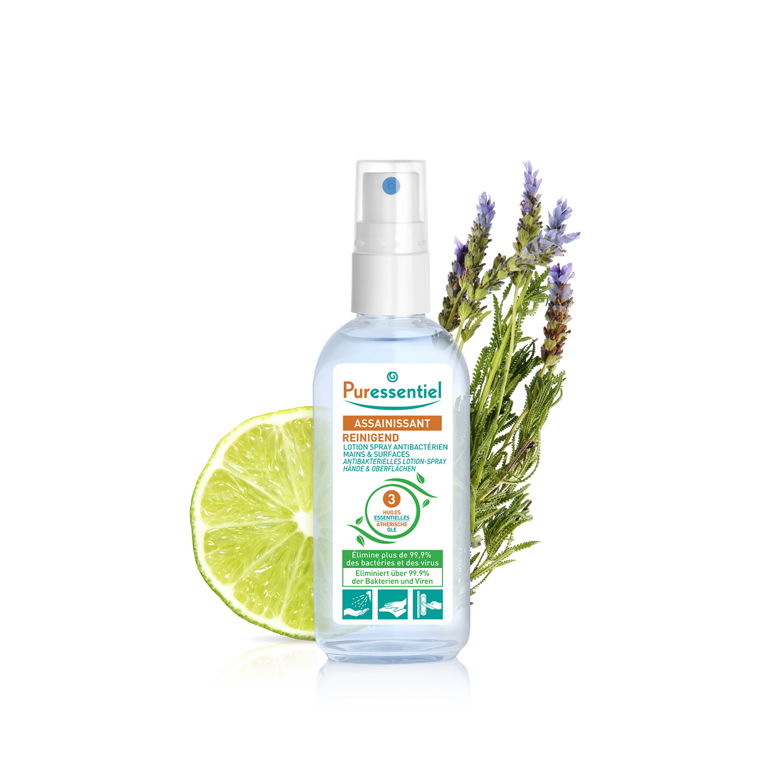 Lotion Spray Antibactérien Assainissant