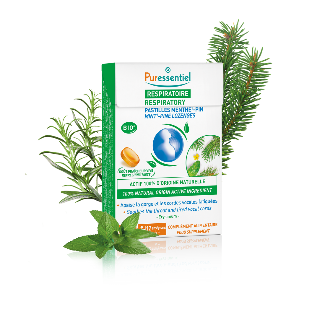 Pastilles Menthe- Pin Respiratoire