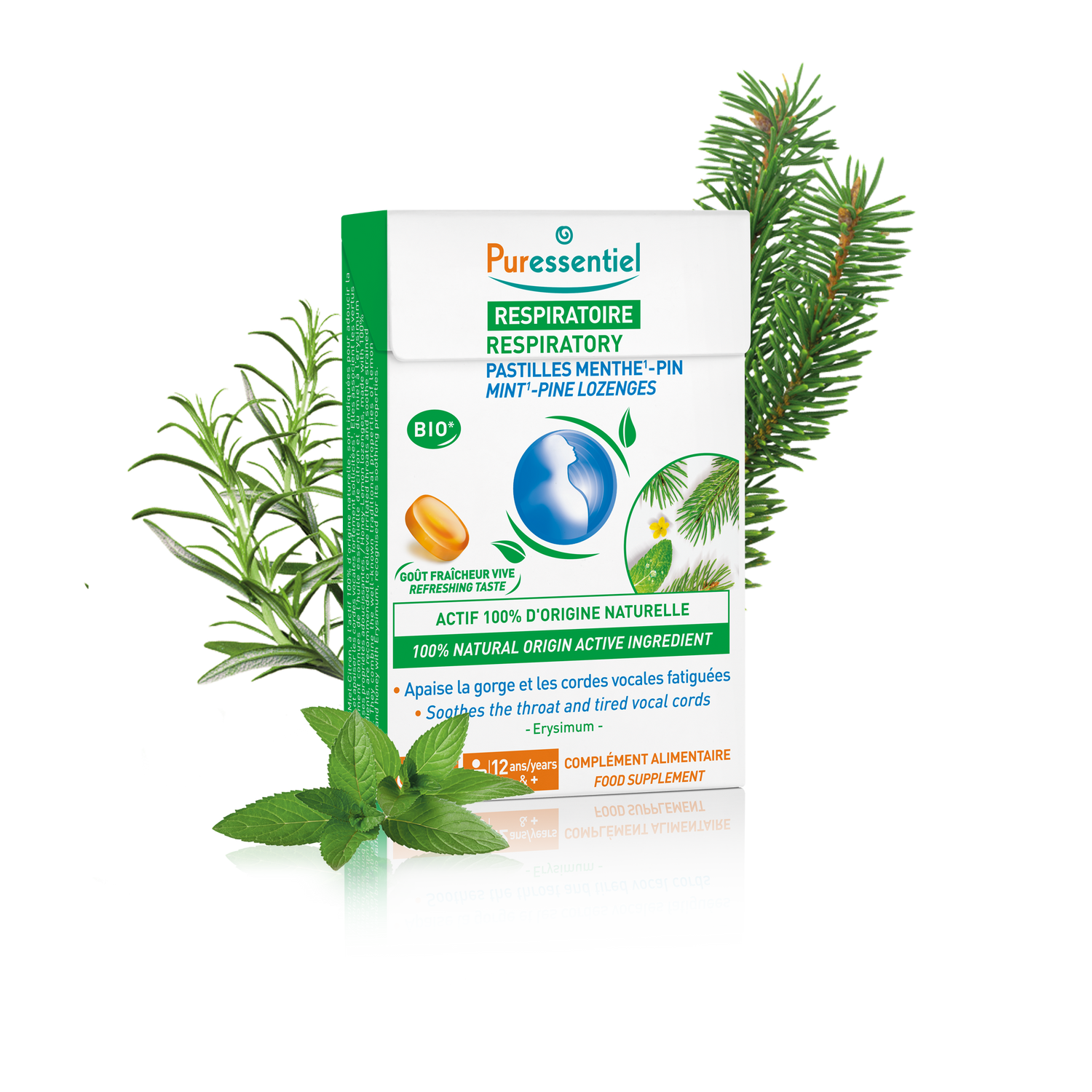 Pastilles Menthe- Pin Respiratoire