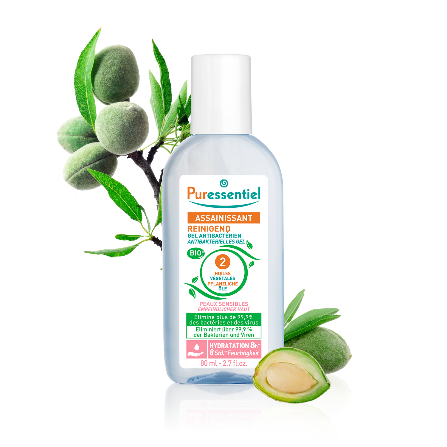Gel Antibactérien Assainissant &quot;Peaux Sensibles&quot;