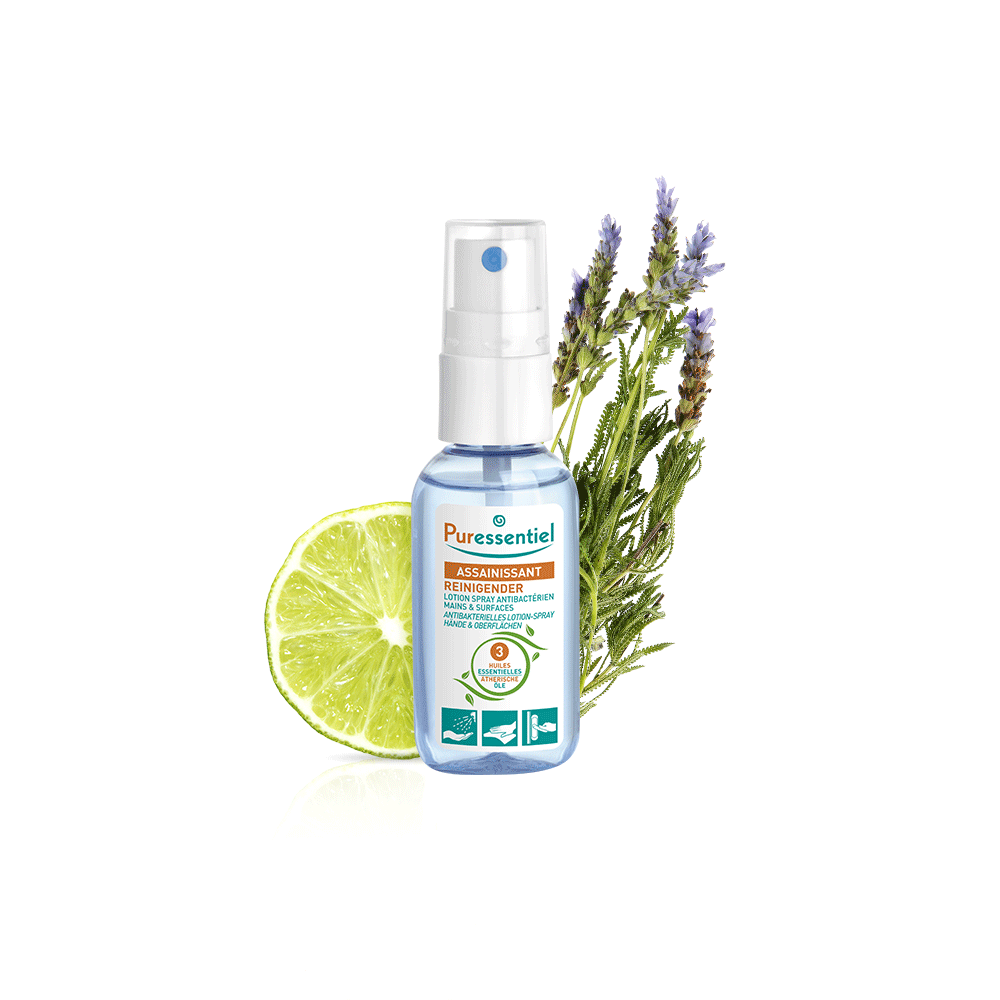 Lotion Spray Antibactérien Assainissant